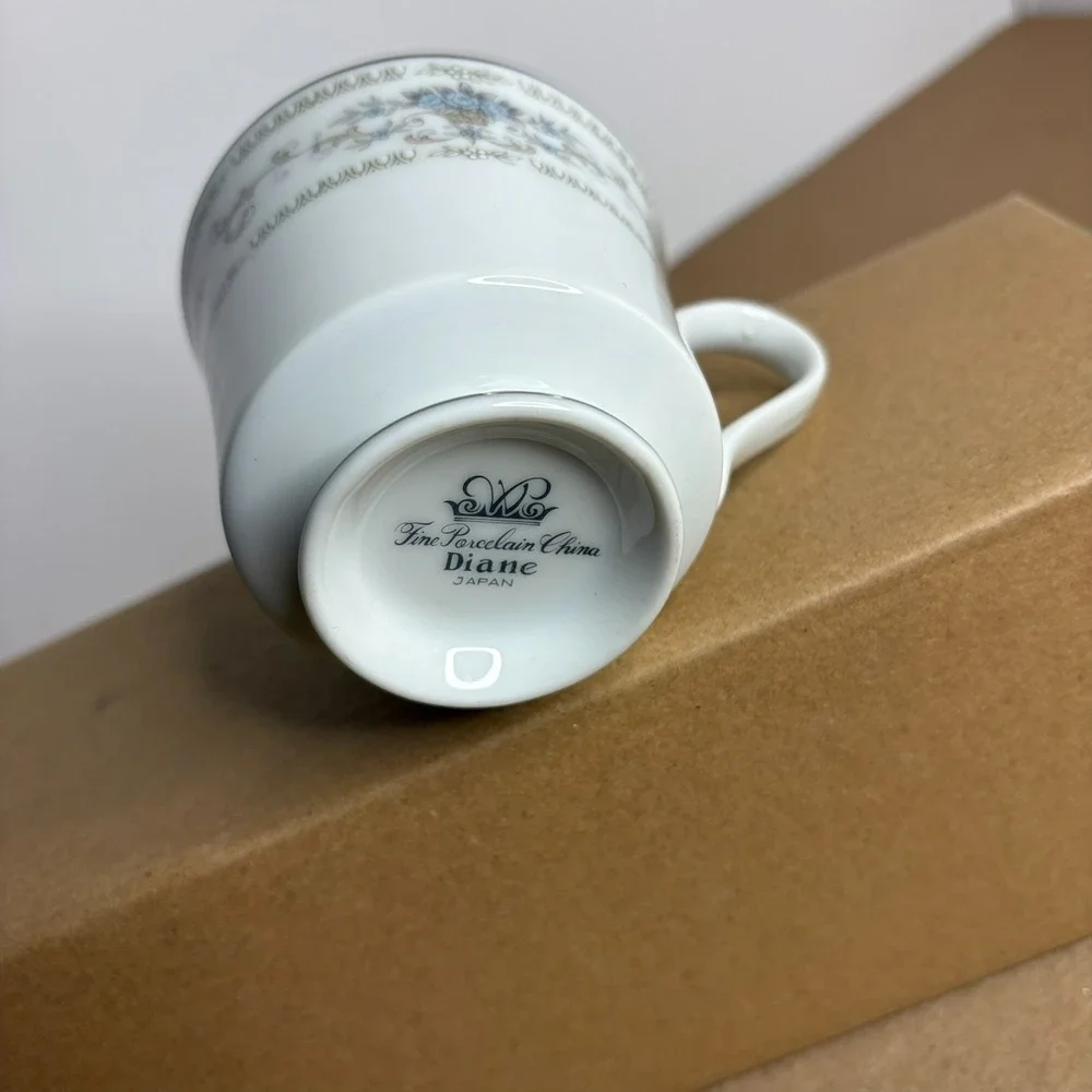 Diane Japan Fine China Teacup Floral Coffee Cup Replacement